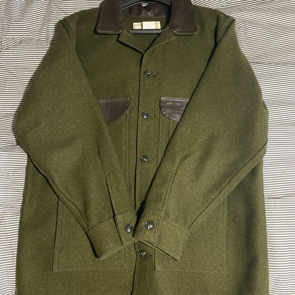 Filson wool Makinaw x Sebago Cruiser